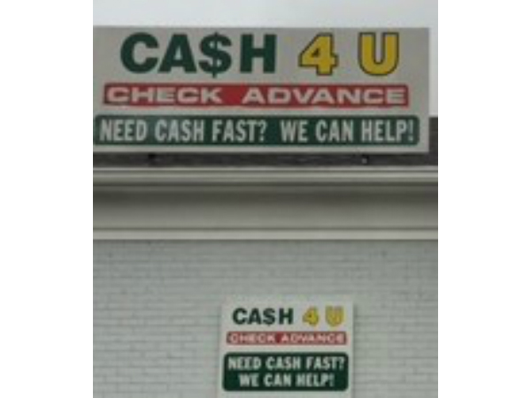 payday loans store